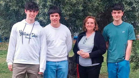 Equipo Restitiempo formado por Javier Campo, Daniel Miguel Martín y Pablo Sangüesa