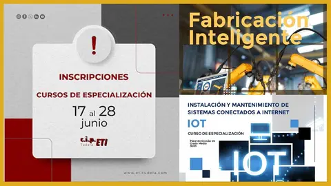 Inscripciones 2024 Cursos de especialización C.I.P ETI Tudela
