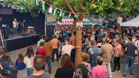 Celebración del Palestinaren Eguna en la Peña Beterri de Tudela