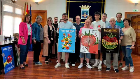 Premiados en el Concurso de Carteles de las Fiestas de Tarazona