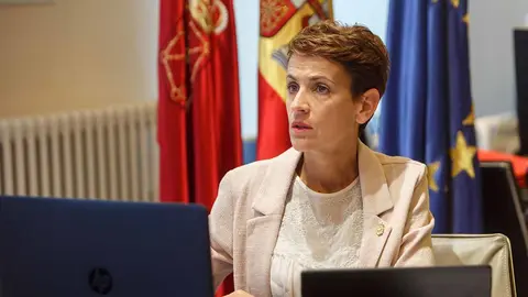María Chivite, presidenta de Navarra