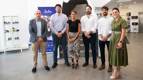 Chivite visita la empresa Jata en Tudela