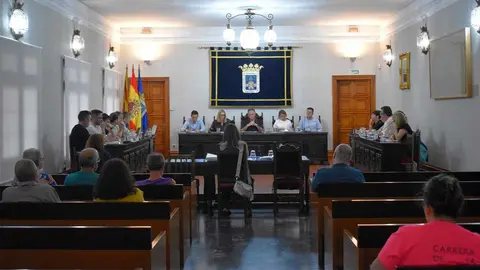 Imagen del pleno del Ayuntamiento de Tarazona celebrado en junio de 2024