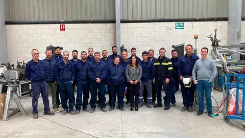 formación en soldadura y montaje