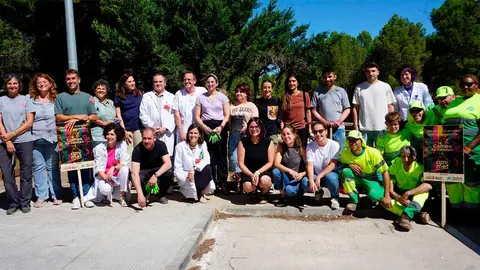 Plantación en el entorno del circuito saludable del Hospital Reina Sofía de Tudela2