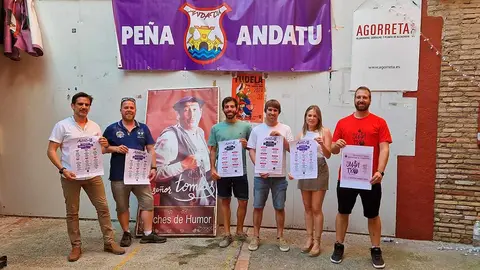 Presentación del programa de la Peña Andatu para las Fiestas de Santa Ana2