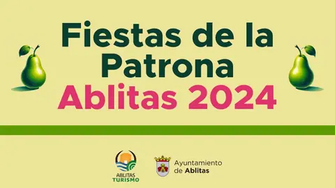 Fiestas de la Patrona en Ablitas Navarra 2024. Fiestas de las Peras