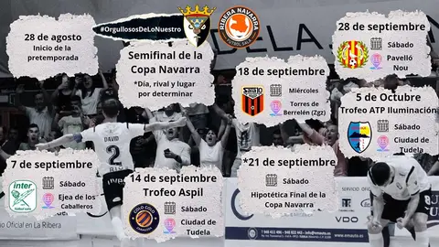 Amistosos de pretemporada del Tudelano Ribera Navarra FS