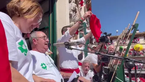 Cohete de las Fiestas de Tudela 2024. Ángel Álava y Ana José Saso (7)