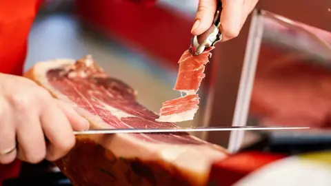 Jamón Serrano. Foto de archivo
