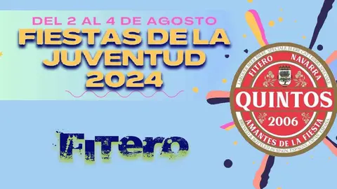 Programa Fiestas de la Juventud en Fitero 2024