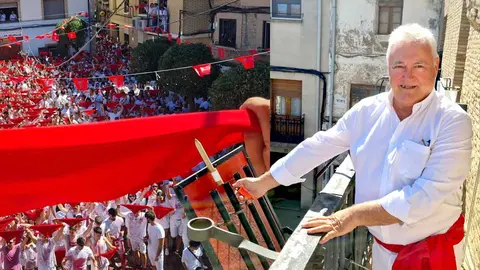 Satur Rapún ha sido el protagonista del Día del Cohete de San Esteban en Arguedas 2024