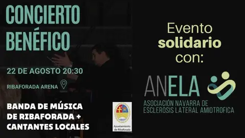 Concierto solidario con ANELA en Ribaforada