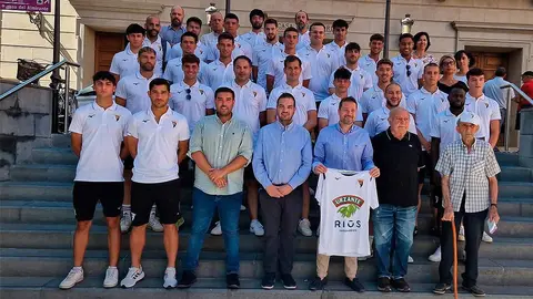 recibimiento al Tudelano en el Ayuntamiento de Tudela