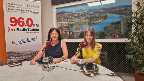 Arantxa Pérez Rosano e Irene Pagola Montoya, directora y vicedirectora de la EOI de Tudela