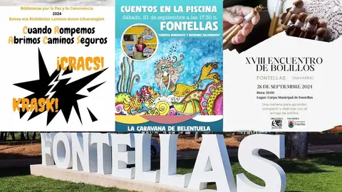 Agenda cultural del mes de septimbre 2024 en Fontellas