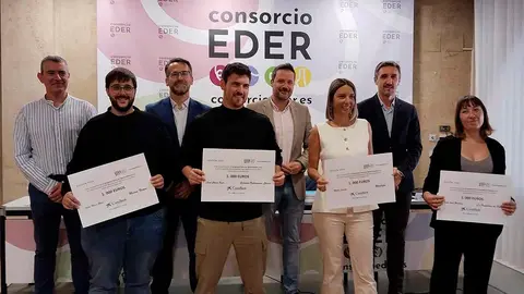 Emprendedores premiados en el programa 'Tierra de Oportunidades'