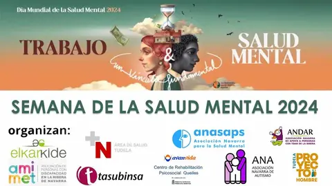 Programación de la Semana de la Salud Mental 2024 en el Área de Salud Mental de Tudela