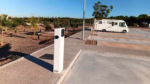 fustiñana punto de recarga para vehículos eléctricos