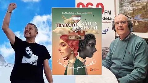 Semana Salud Mental en Tudela 2024 Paco Carcavilla y Adolfo Navascués