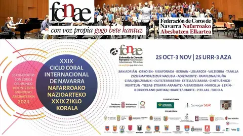 Programa Ciclo Coral Internacional de Navarra 2024