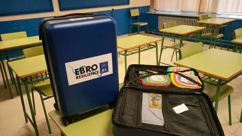 Maletas de materiales divulgativos LIFE Ebro Resilience P1