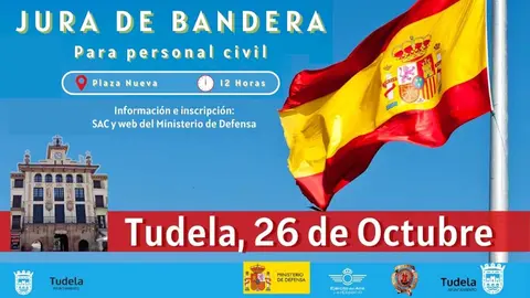 Jura de Bandera en Tudela, Navarra, 2024