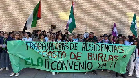 concentración trabajadoras residencias tudela