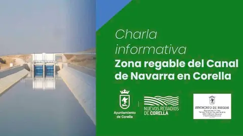 Charla informativa de la llegada del Canal de Navarra a Corella
