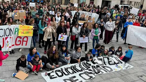 manifestación educación pública