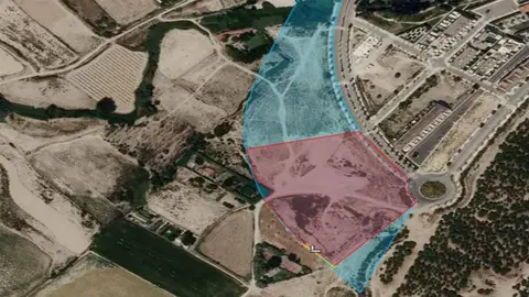 mapa piscinas tudela