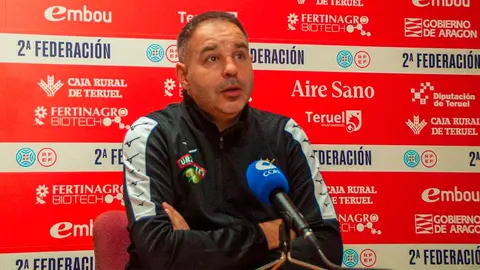 jonathan risueño, entrenador del tudelano