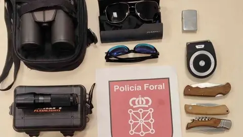 policía foral hurto marcilla