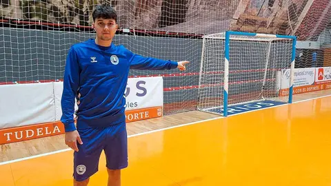 marc campás jugador del tudelano ribera navarra