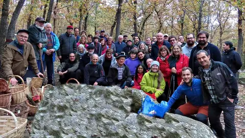 excursión al moncayo para recoger setas
