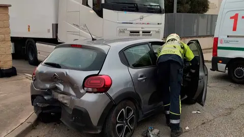 castejón accidente camión