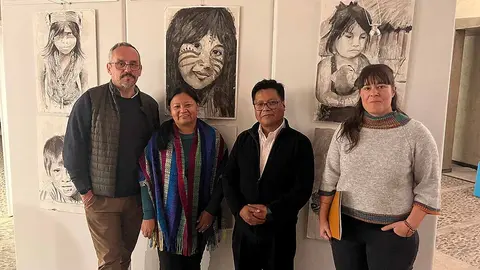 exposicion uned tudela alboan amarluzonía