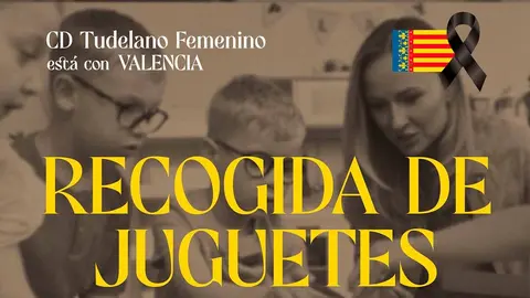 tudelano femenino recogida de juguetes