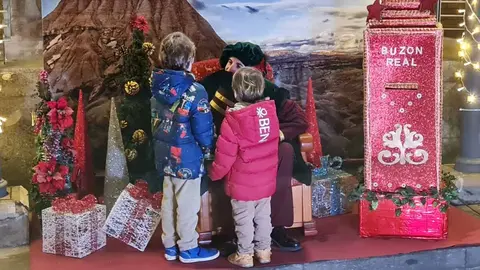 Visita del Cartero Real a la Sede de Bardenas Reales. Foto Tudelahoy