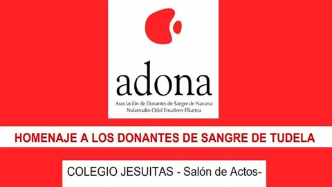 adona homenaje donantes sangre tudela