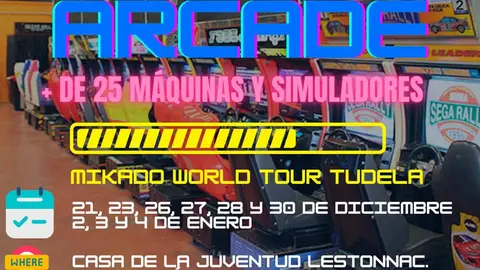 arcade mikado world tour tudela