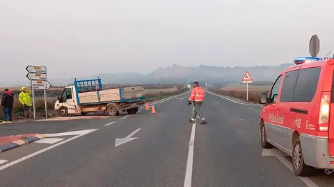 accidente tudela carretera NA-160