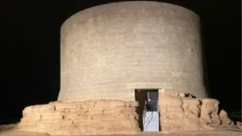 castillo iluminación ablitas