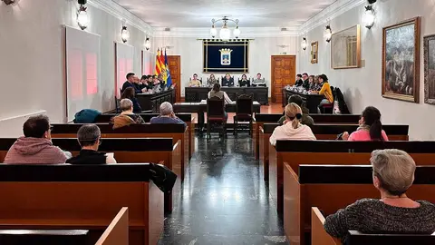 imagen del pleno de enero 2025 del ayuntamiento de tarazona
