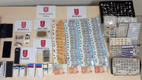 Drogas dinero y material robado pendiente de devolución