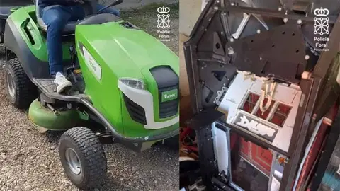 objetos recuperados robo fontellas. Foto: Policía Foral