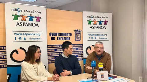 presentación marcha contra el cáncer infantil tarazona. Foto: Ayuntamiento de Tarazona