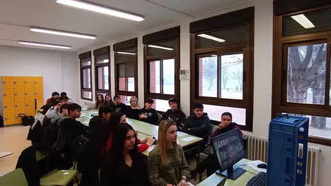 alumnos historia del arte ies valle del ebro. Foto: IES Valle del Ebro