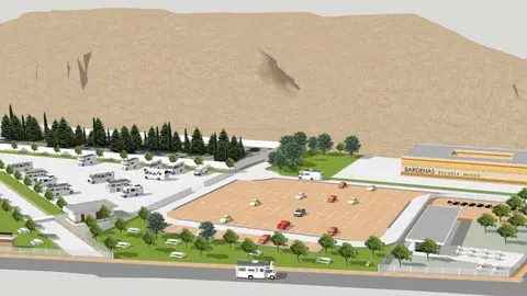 recreación proyecto escuela museo bardenas. Foto: Ayuntamiento de Arguedas