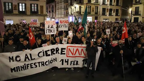 manifestación nano automotive tudela. Foto: TudelaHoy